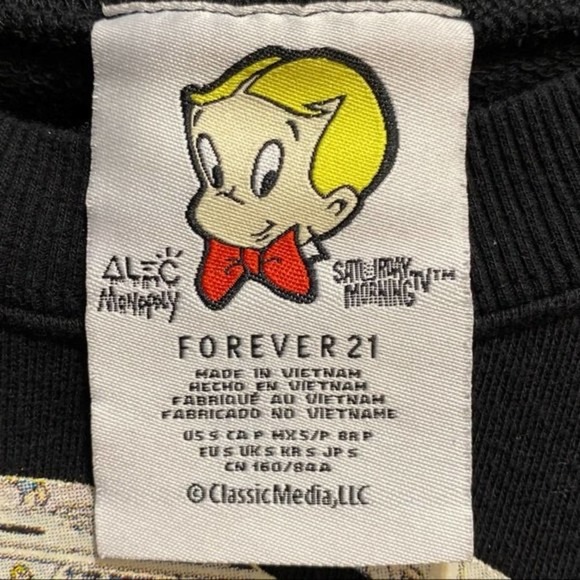 Alec Monopoly x Forever 21 Richie Rich Pullover S - Picture 7 of 8
